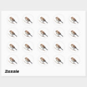 Song Sparrow Bird Stickers (Blatt)