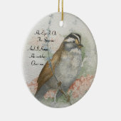 Song Sparrow, den er mir über mein Bibelangebot sc Keramik Ornament (Rechts)