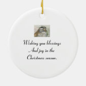 Song Sparrow, den er mir über mein Bibelangebot sc Keramik Ornament (Hinten)