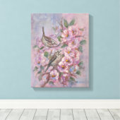 Song Sparrow Leinwanddruck (Insitu (Holzboden))