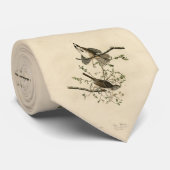 Song Sparrow von Audubons Vögeln von Amerika Krawatte (Gerollt)