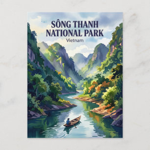 Sông Thanh Nationalpark Vietnam Postkarte