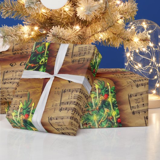 Song Tree Weihnachtswrapping Paper Geschenkpapier (Feiertage)