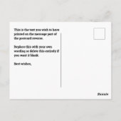 Song-Werbeaktion - QR Code Design Postkarte (Rückseite)