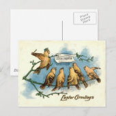 Songbird Choir Sky Singing Song Tree Postkarte (Vorne/Hinten)