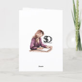 Songbird Gedicht Karte (Rückseite)