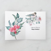 Songbird Gedicht Karte (Innenseite)