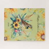 Songbird Happy Vatertag Puzzle (Horizontal)