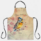 Songbird Happy Vatertag Schürze (Vorderseite)
