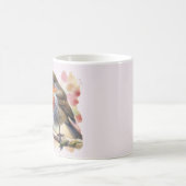 Songbird in Watercolor-Tasse Kaffeetasse (Mittel)