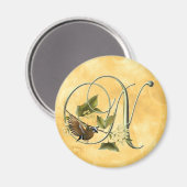 Songbird Initial N Magnet (Vorderseite/Rückseite)