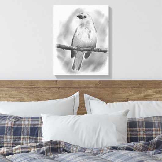 Songbird Leinwanddruck (Insitu (Schlafzimmer))
