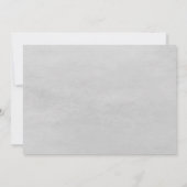 Songbird Pair Babydusche | Graue Einladung (Rückseite)