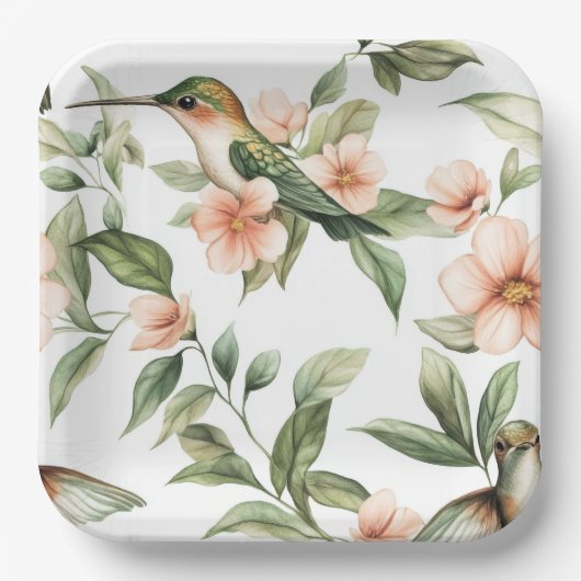 Songbird-Papierplatte Pappteller (Vorderseite)