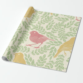 Songbird Serenade Spring Wrapping Paper Geschenkpapier