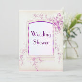 Songbird Shabby Chic Polterabend Einladung (Stehend Vorderseite)