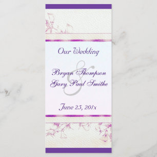 Songbird Shabby Chic WEDING Program Programm