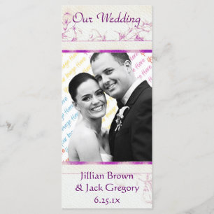 Songbird Shabby Chic WEDING Program Programm