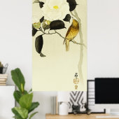 Songbird und Camelia Poster (Heimbüro)
