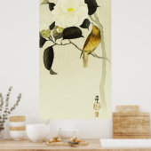 Songbird und Camelia Poster (Küche)