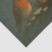 Songbird with Warm Lantern Tissue Paper Seidenpapier (Ausschnitt)