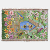 Songbirds Lily Garden Birdhouse Decke (Vorderseite)