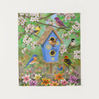 Songbirds Lily Garden Birdhouse
