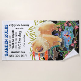 SONGMAO Chow-GARTEN-RULES Badetuch