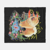 SONGMAO Fleece Decke 3 Größen (Vorderseite (Horizontal))