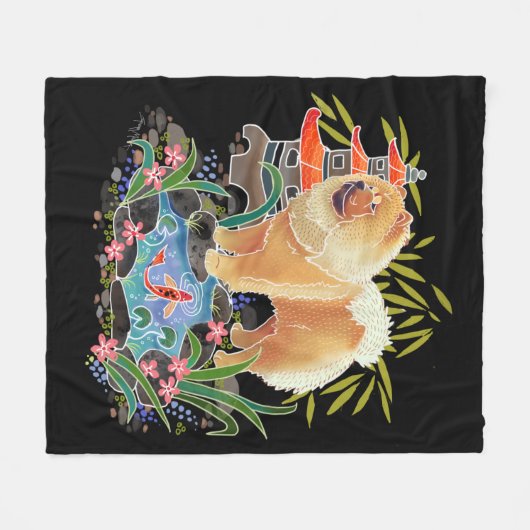 SONGMAO Fleece Decke 3 Größen (Vorderseite (Horizontal))