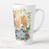 SONGMAO Latte Tasse mit Text auf der Rückseite (Rechts)