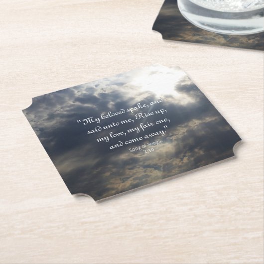 Songs 2:10 Paper Untersetzer (angewinkelt)