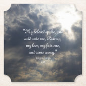 Songs 2:10 Paper Untersetzer (Vorderseite)