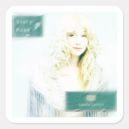 Songs, die in Ihrem Kopf bleiben, Story Road Quadratischer Aufkleber