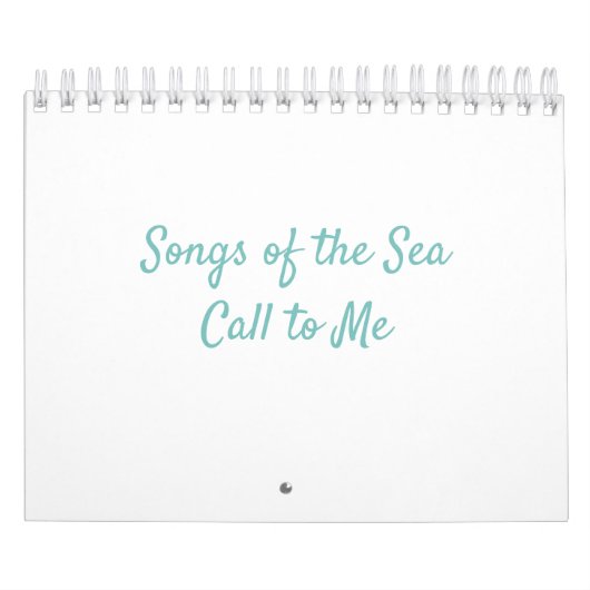 Songs of the Sea Small Spiral Bound Calendar Kalender (Titelbild)