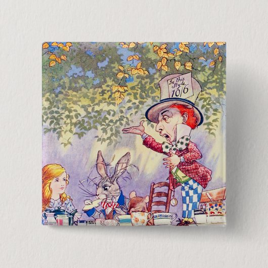 Songs von Alice: Ein Mad Tee Party Button (Vorderseite)