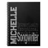 Songwriter Extraordinaire CUSTOM Notizblock (Vorderseite)
