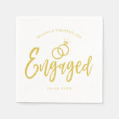 Songwriting-Gold Serviette (Vorderseite)