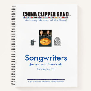 Songwriting Journal Notizblock