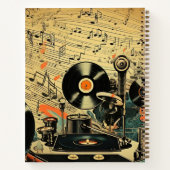 Songwriting Journal Songwriters Notebook Notizblock (Rückseite)