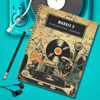 Songwriting Journal Songwriters Notebook Notizblock