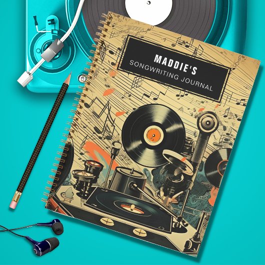 Songwriting Journal Songwriters Notebook Notizblock