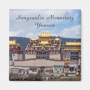 Songzanlin Tibetisches Kloster - Yunnan, China Magnet