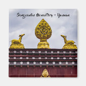 Songzanlin Tibetisches Kloster - Yunnan, China Magnet (Vorne)