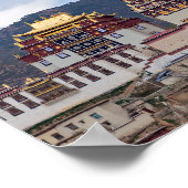 Songzanlin Tibetisches Kloster - Yunnan, China Poster (Ecke)