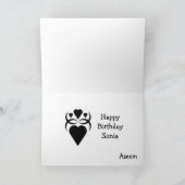 Sonia / Happy Birthday Karte (Innenseite)