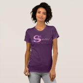Sonia-Mädchenname u. Bedeutung des s-Monogramm-T - T-Shirt (Vorne ganz)