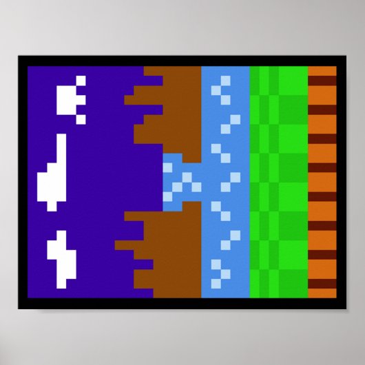 Sonic 1 Poster (Pixel) (Vorne)