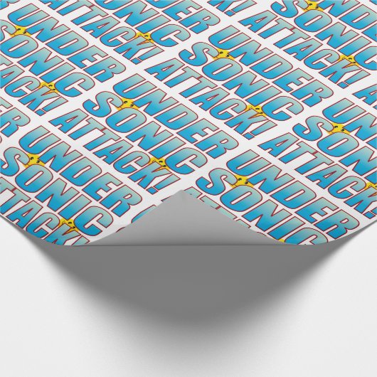 Sonic-Angriffs-Leben B Geschenkpapier (Ecke)