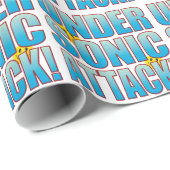 Sonic-Angriffs-Leben B Geschenkpapier (Rolleneckpunkt)